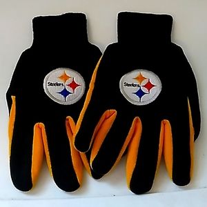 Pittsburgh Steelers jersey style gloves